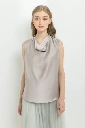 Cher Top in Gray