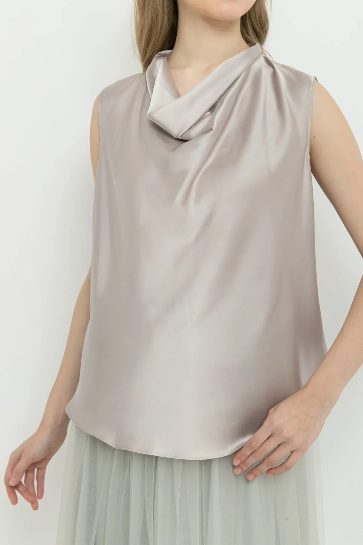 Cher Top in Gray