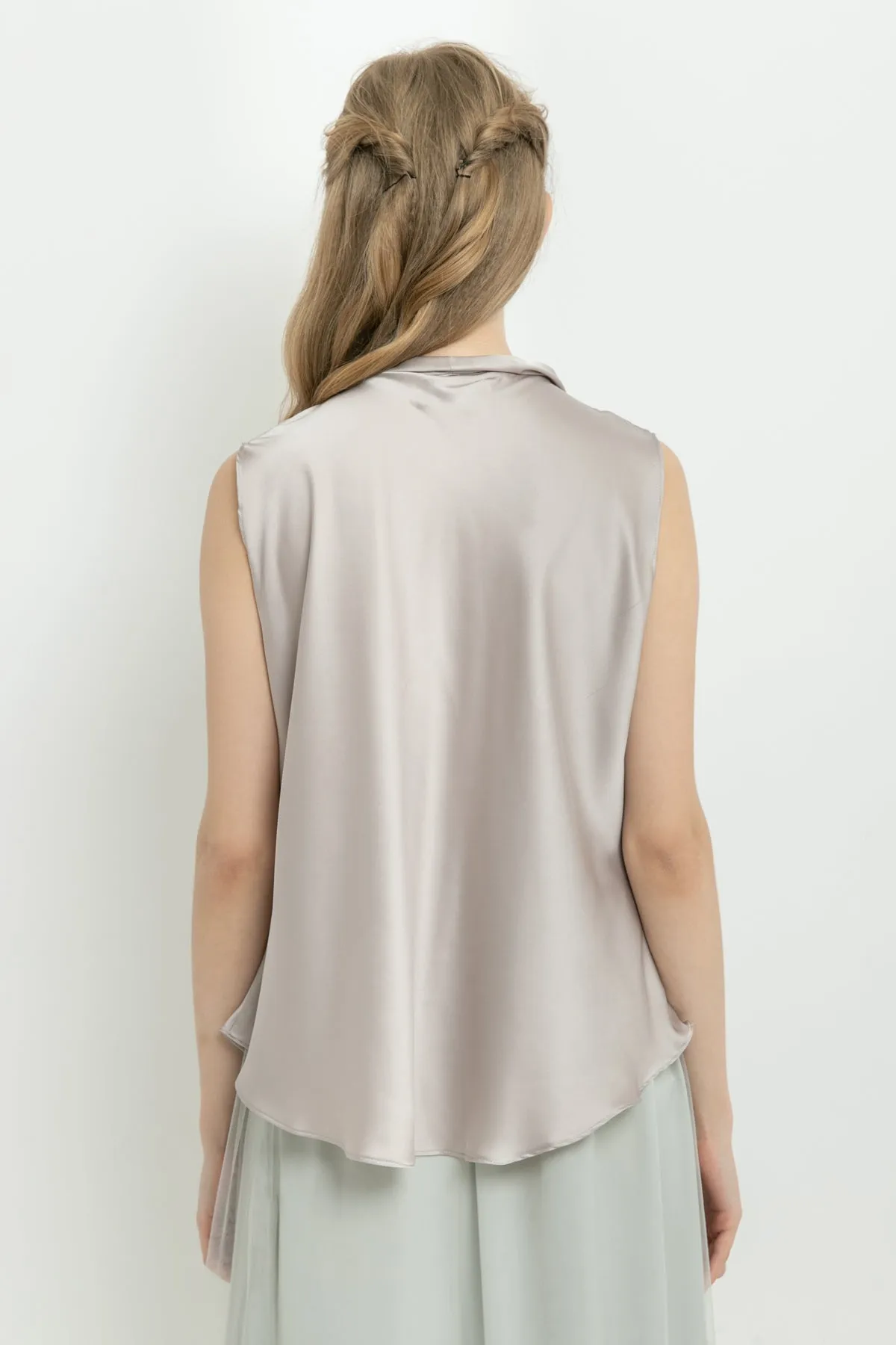 Cher Top in Gray