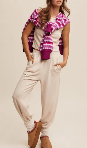 Chilling Natural Jogger Set
