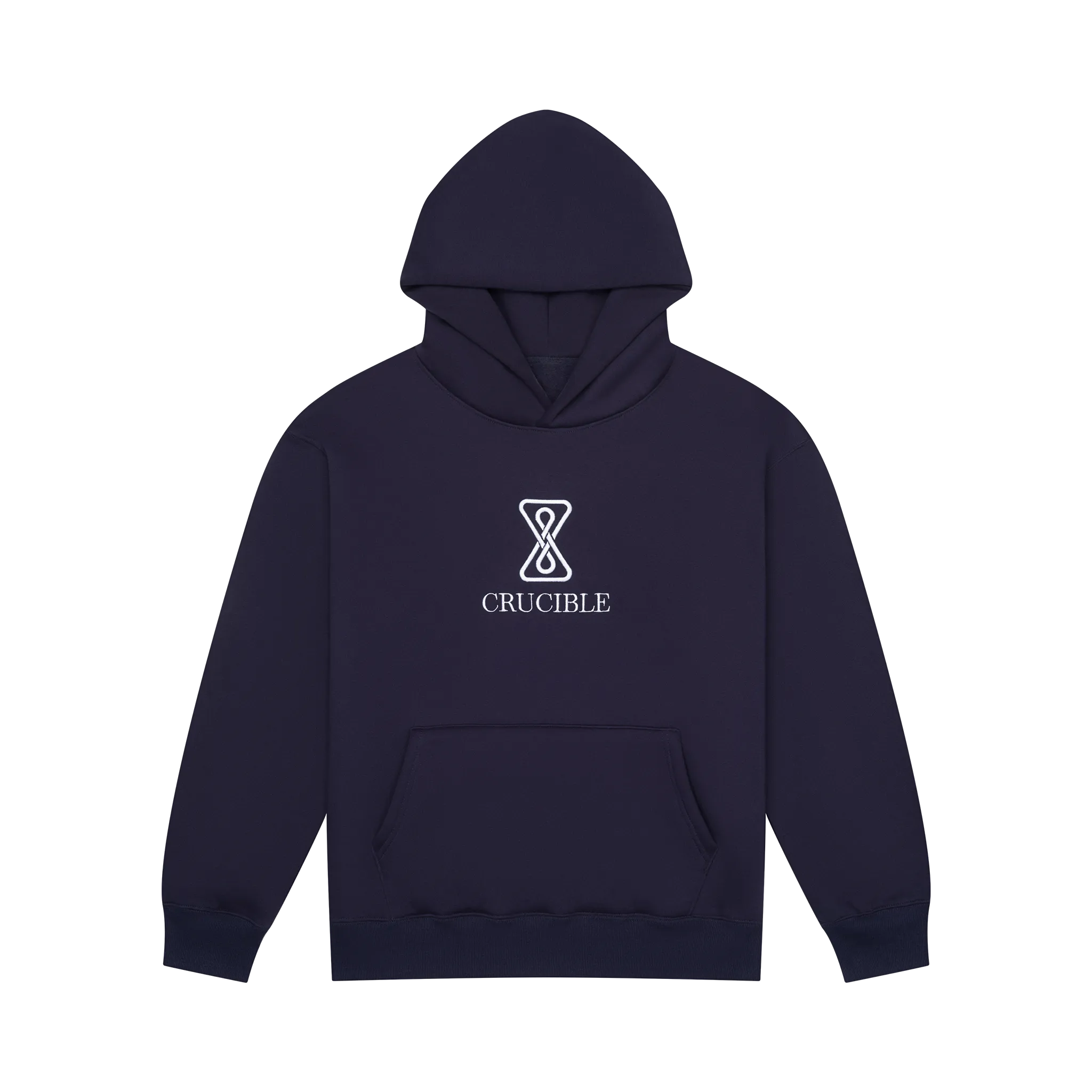 Classic Logo Hoodie - Navy/Cyan Blue