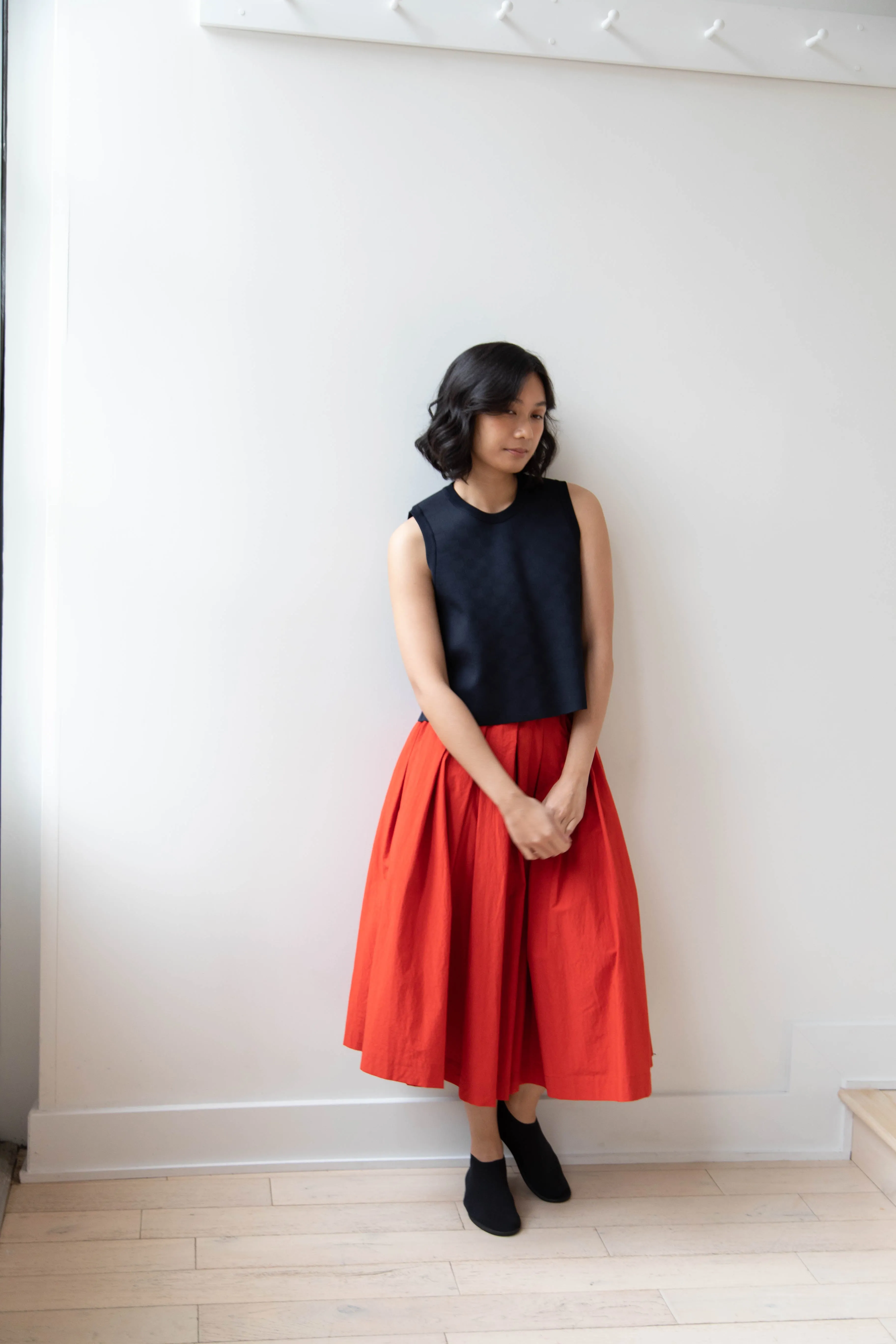 École de Curiosités | Solange Skirt in Red