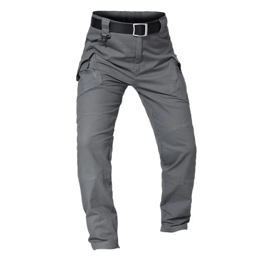 ContiNent 33 Mens Tactical Pants Multiple Pocket Elasticity Military Urban Commuter Tacitcal Trousers Men Slim Fat Cargo Pant 5XL