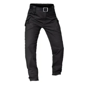 ContiNent 33 Mens Tactical Pants Multiple Pocket Elasticity Military Urban Commuter Tacitcal Trousers Men Slim Fat Cargo Pant 5XL