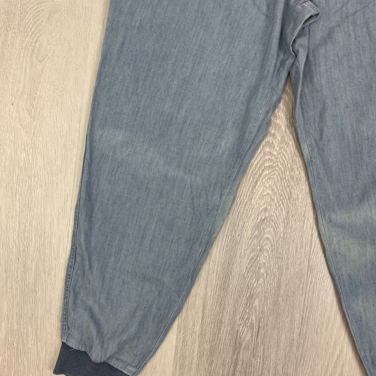 Country Road CR Denim Womens Blue Turkish Denim Jogger Pants Size 16