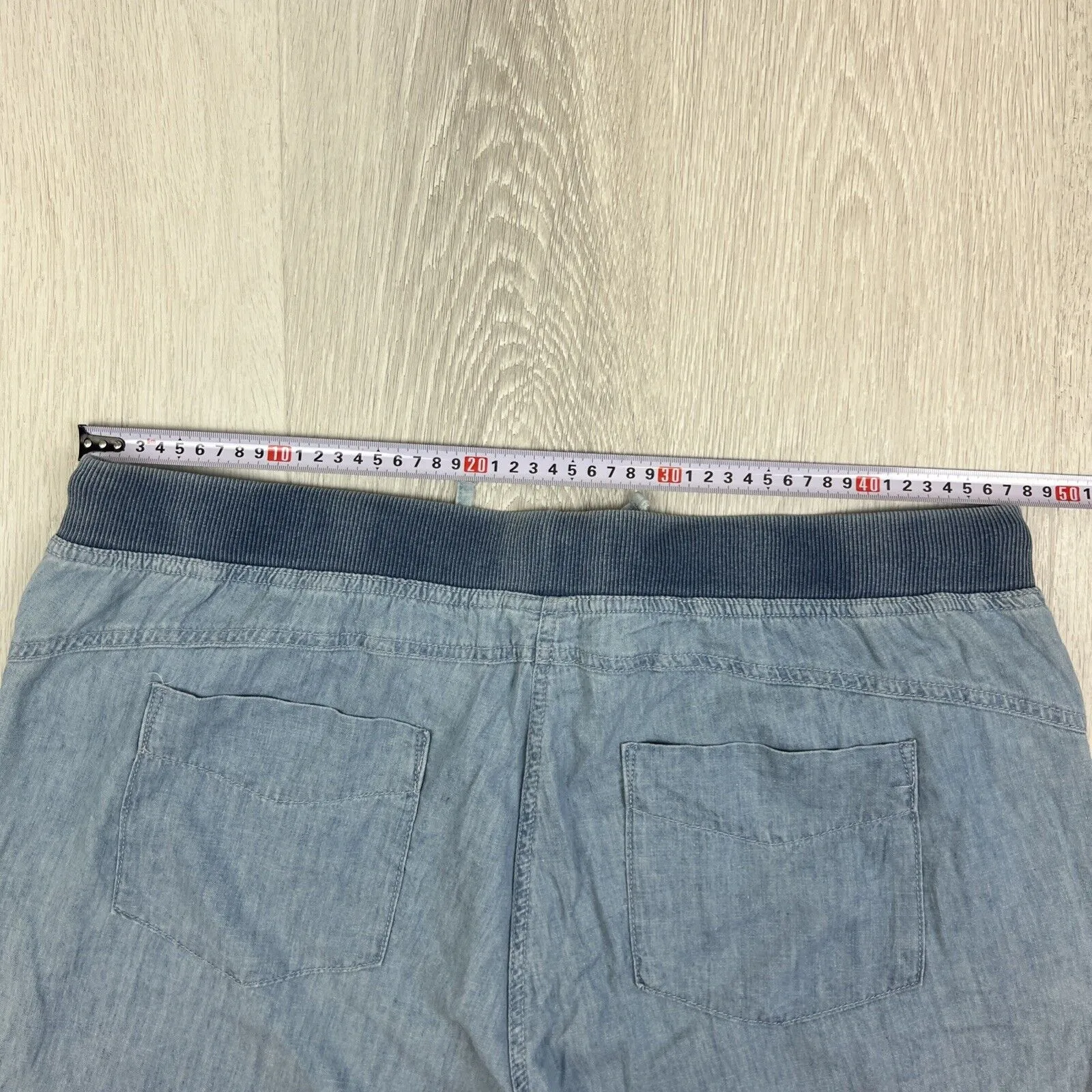 Country Road CR Denim Womens Blue Turkish Denim Jogger Pants Size 16