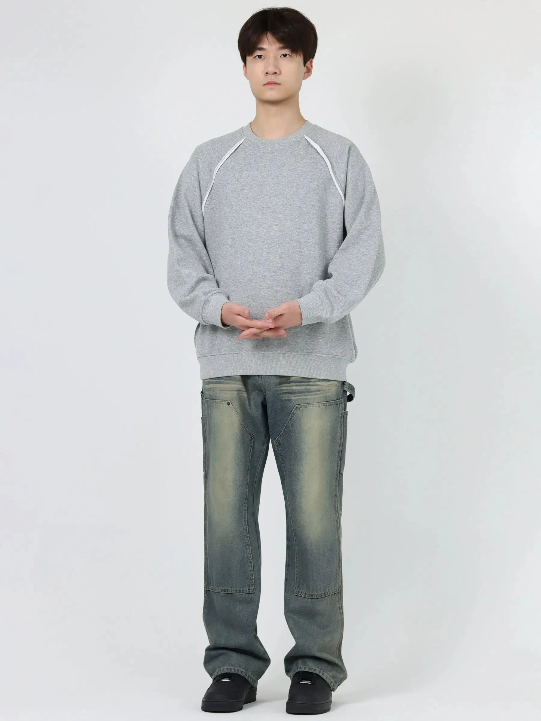 Crew Neck Long Sleeve Pullover