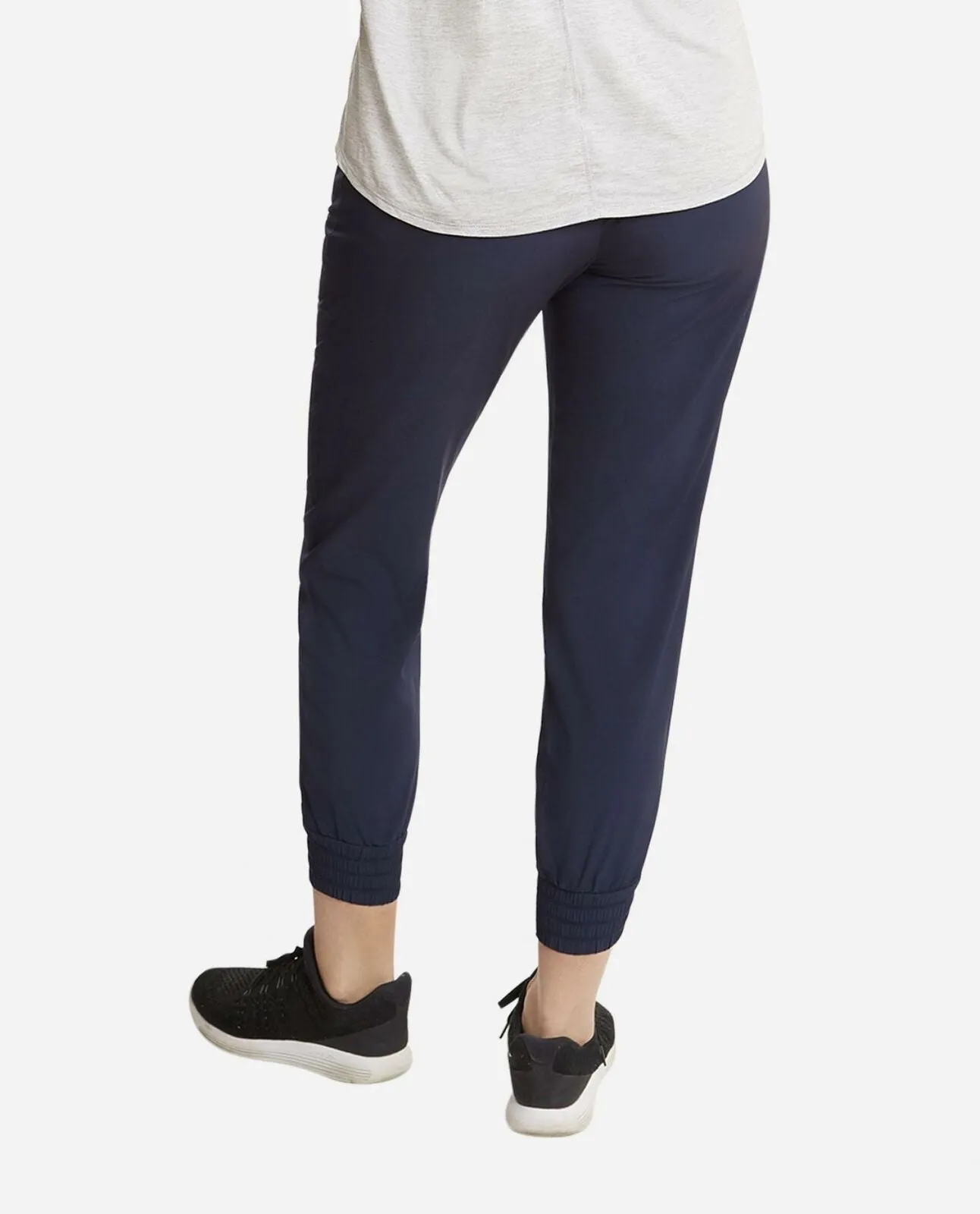 Danskin Women's Woven Jogger Pants With Zipper Pockets