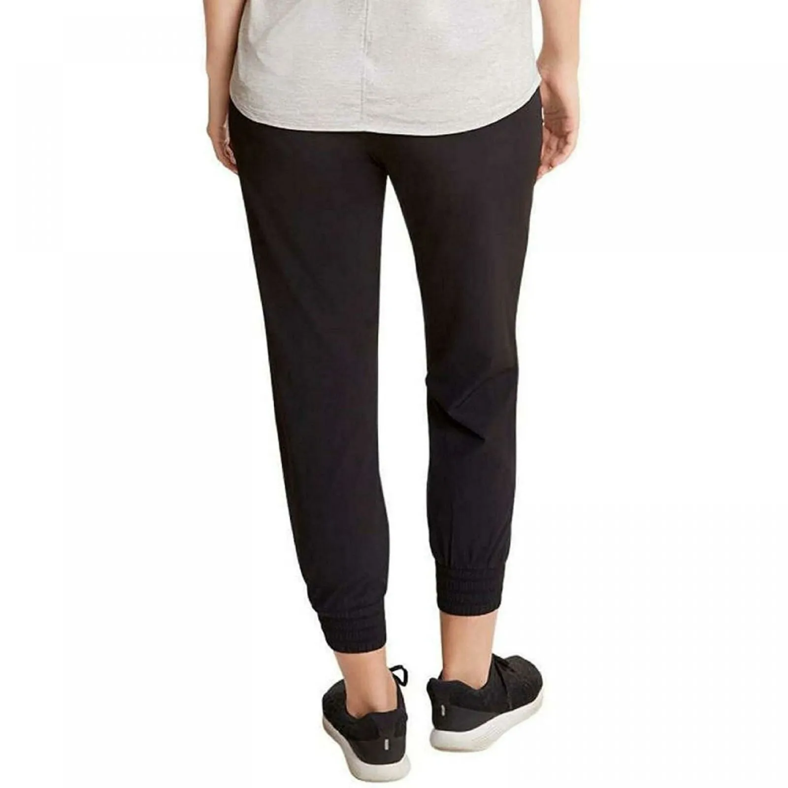 Danskin Women's Woven Jogger Pants With Zipper Pockets