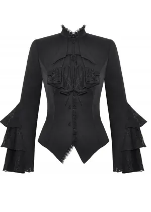 Dark In Love Penny Blouse Black
