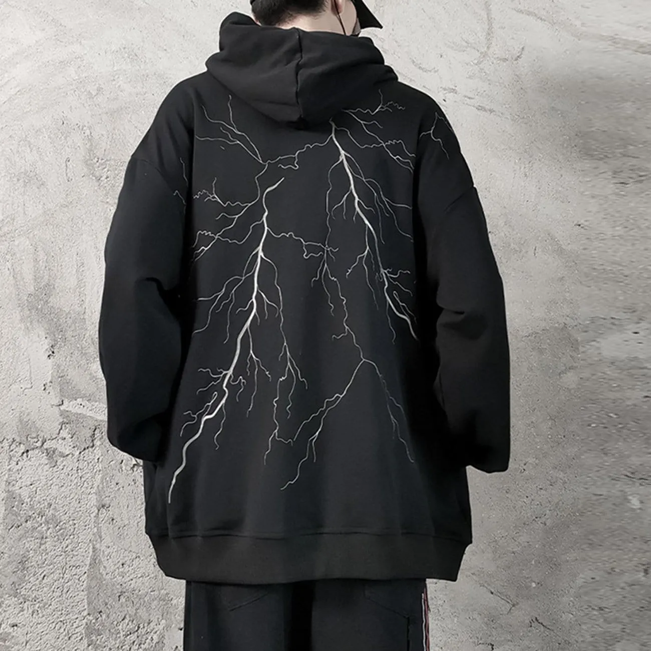 Dark Lightning Butterfly Chain Hoodie
