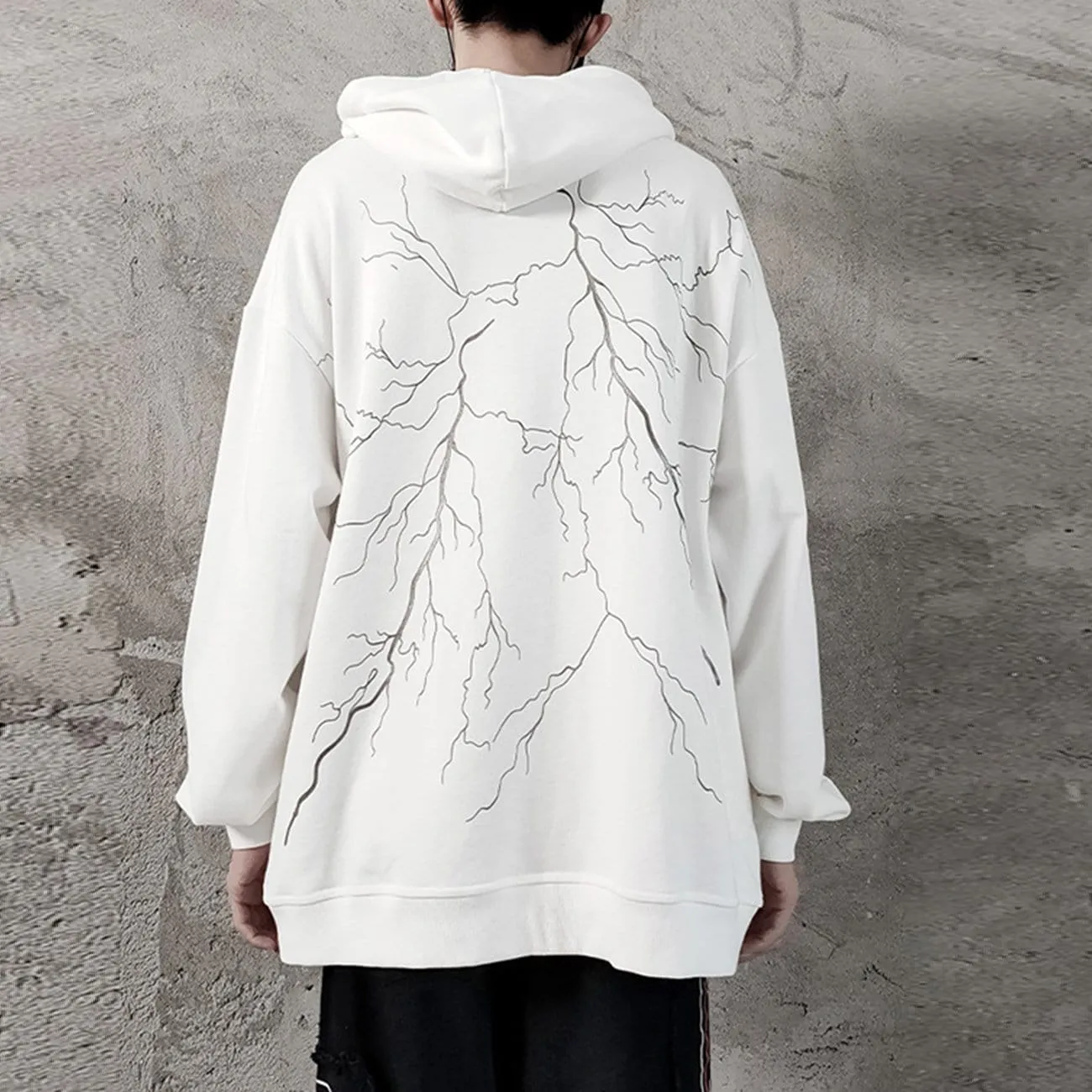 Dark Lightning Butterfly Chain Hoodie