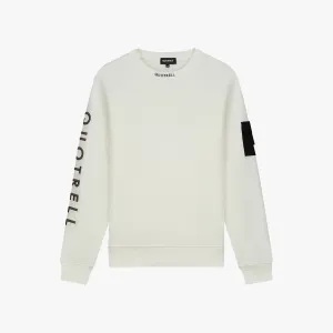 DUBLIN CREWNECK | OFF WHITE/BROWN