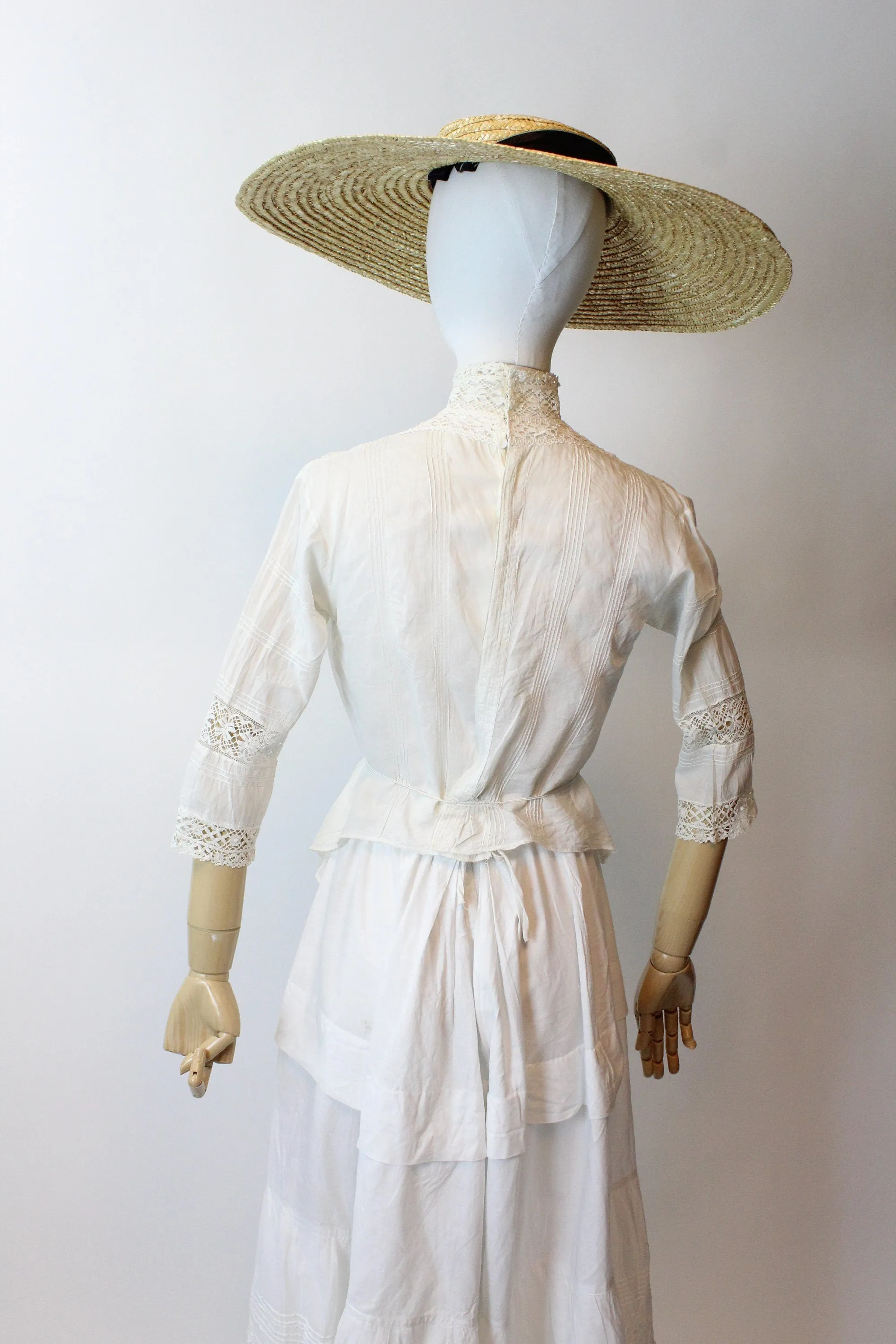 EDWARDIAN lingerie eyelet lace blouse xs small | new spring summer