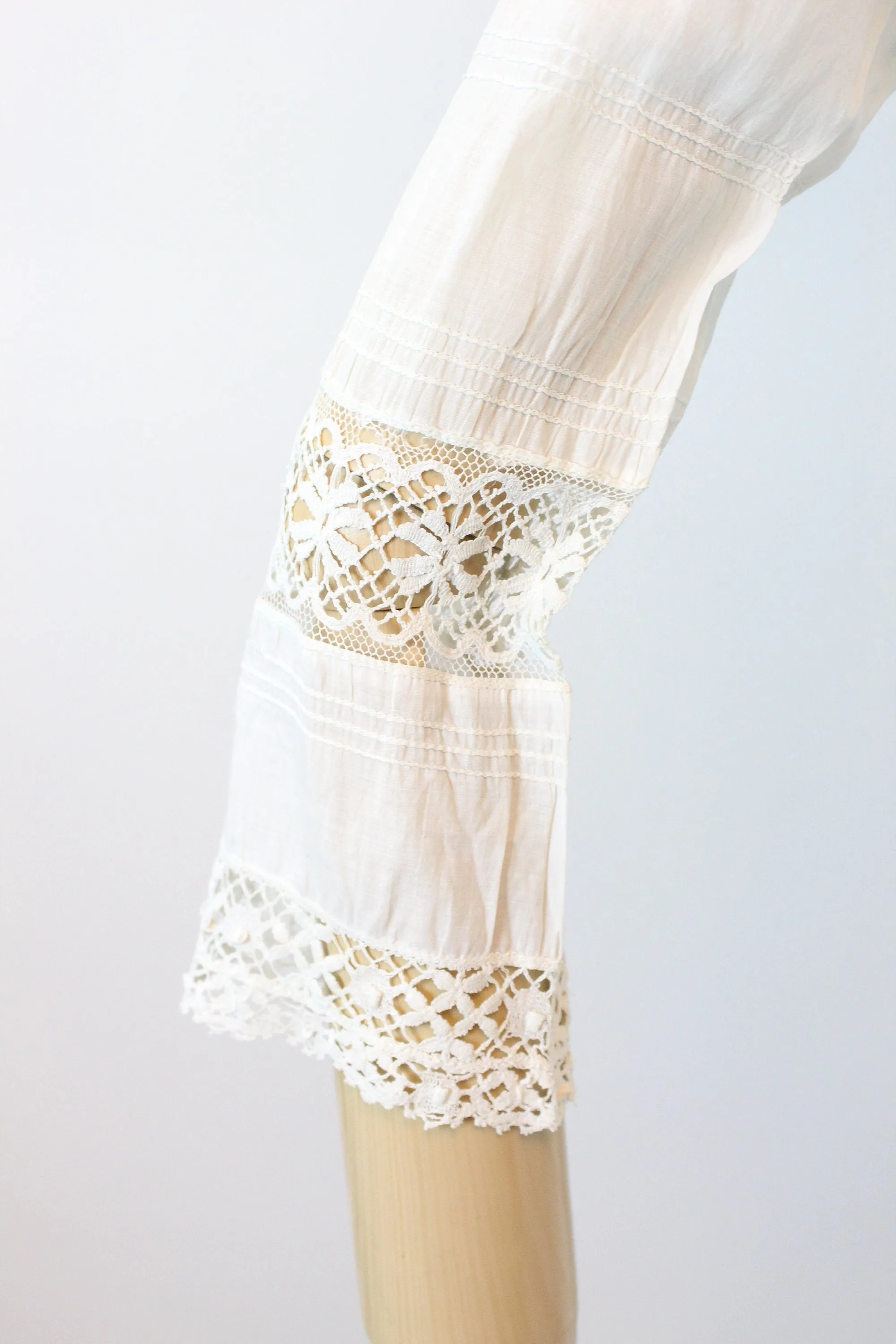 EDWARDIAN lingerie eyelet lace blouse xs small | new spring summer