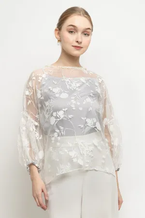 Elini Top in Light Gray