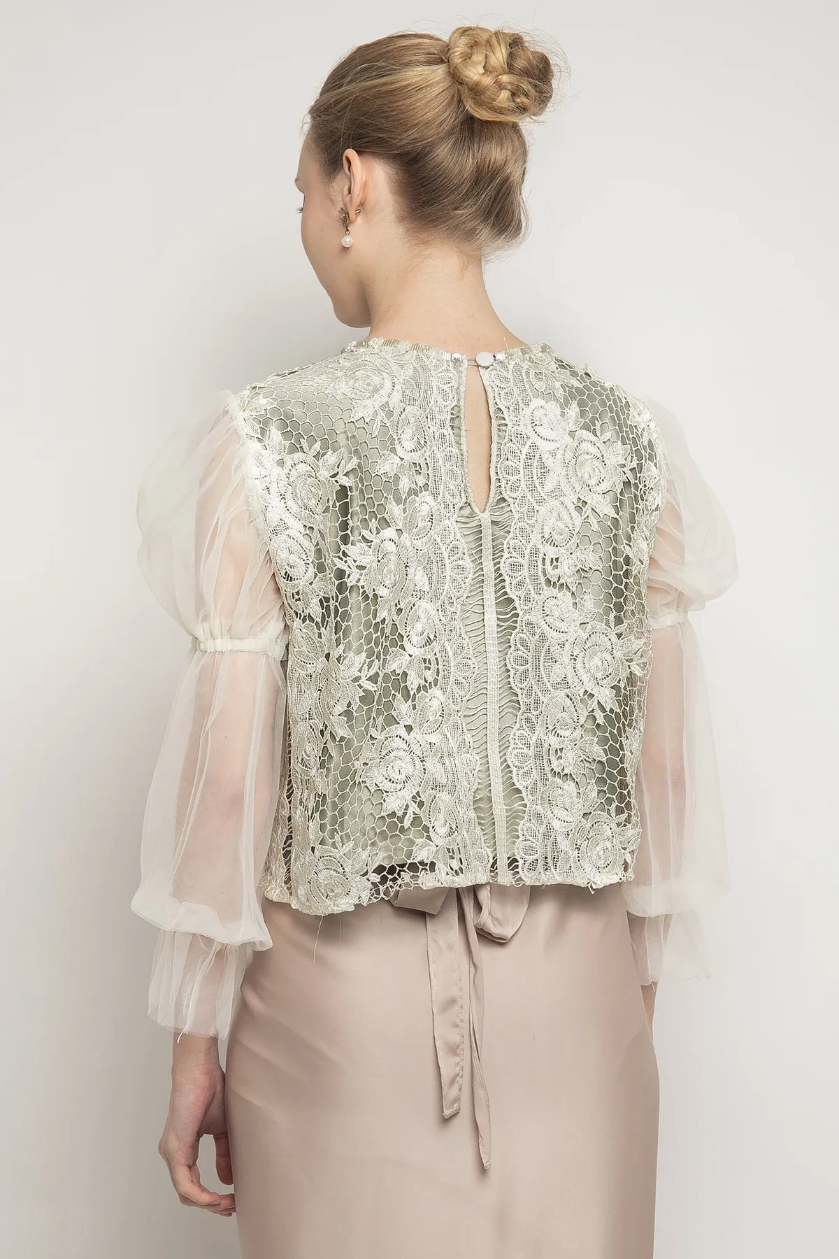 Elya Top in Sage Green