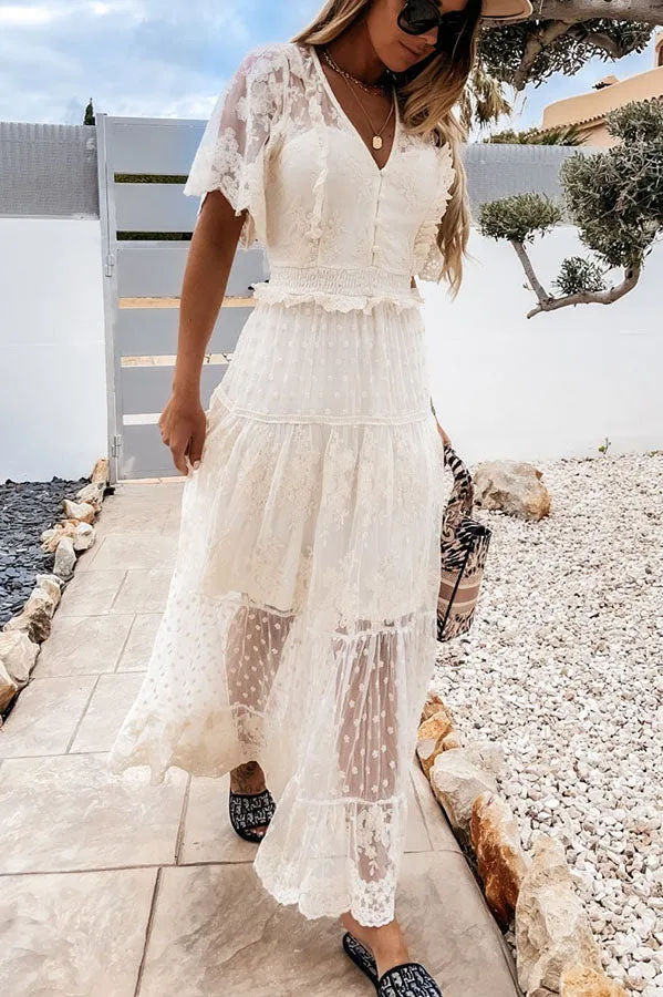 Everlasting Love Lace Maxi Dress