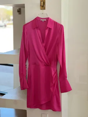 Fa4710 Flamingo Pink Party Dress