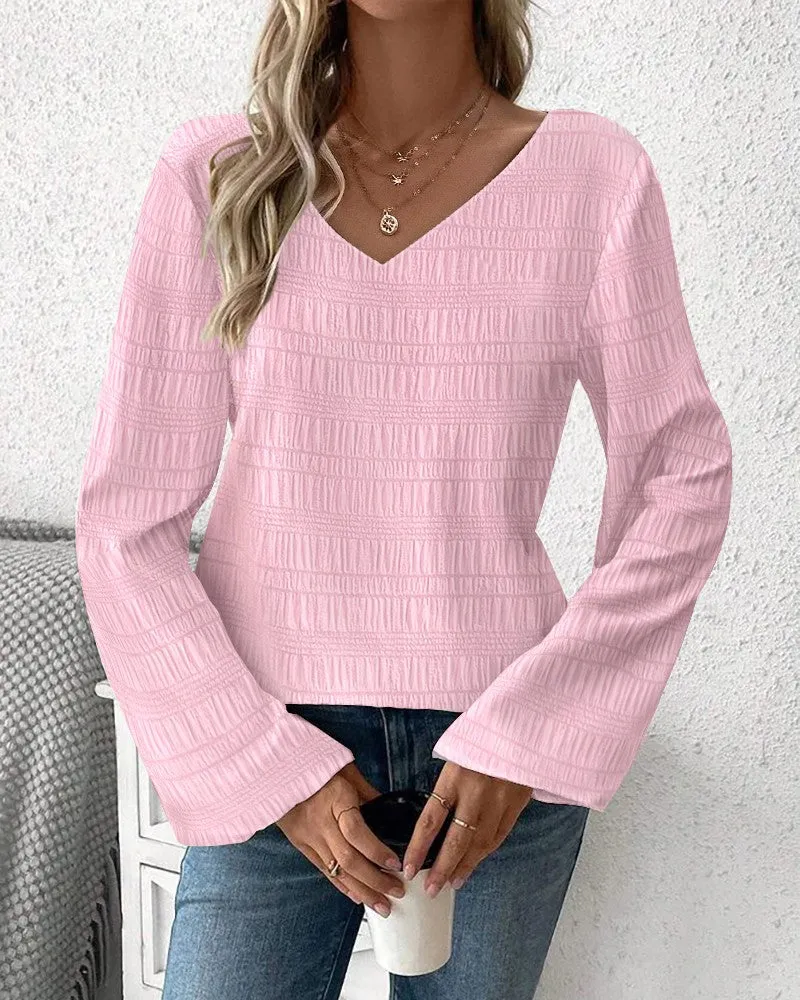 Floral Pattern Contrast Lace Tied Detail Top