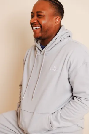 French Terry Hoodie - Clay Blue