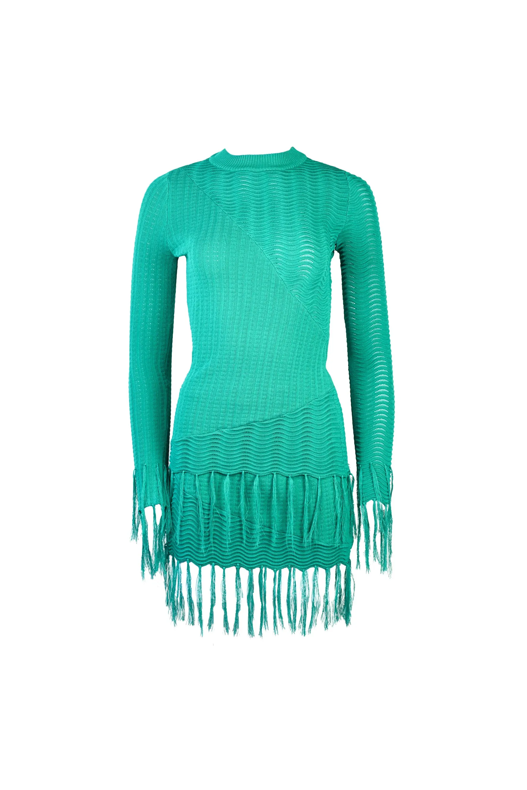 Freya Fringe Set — Green