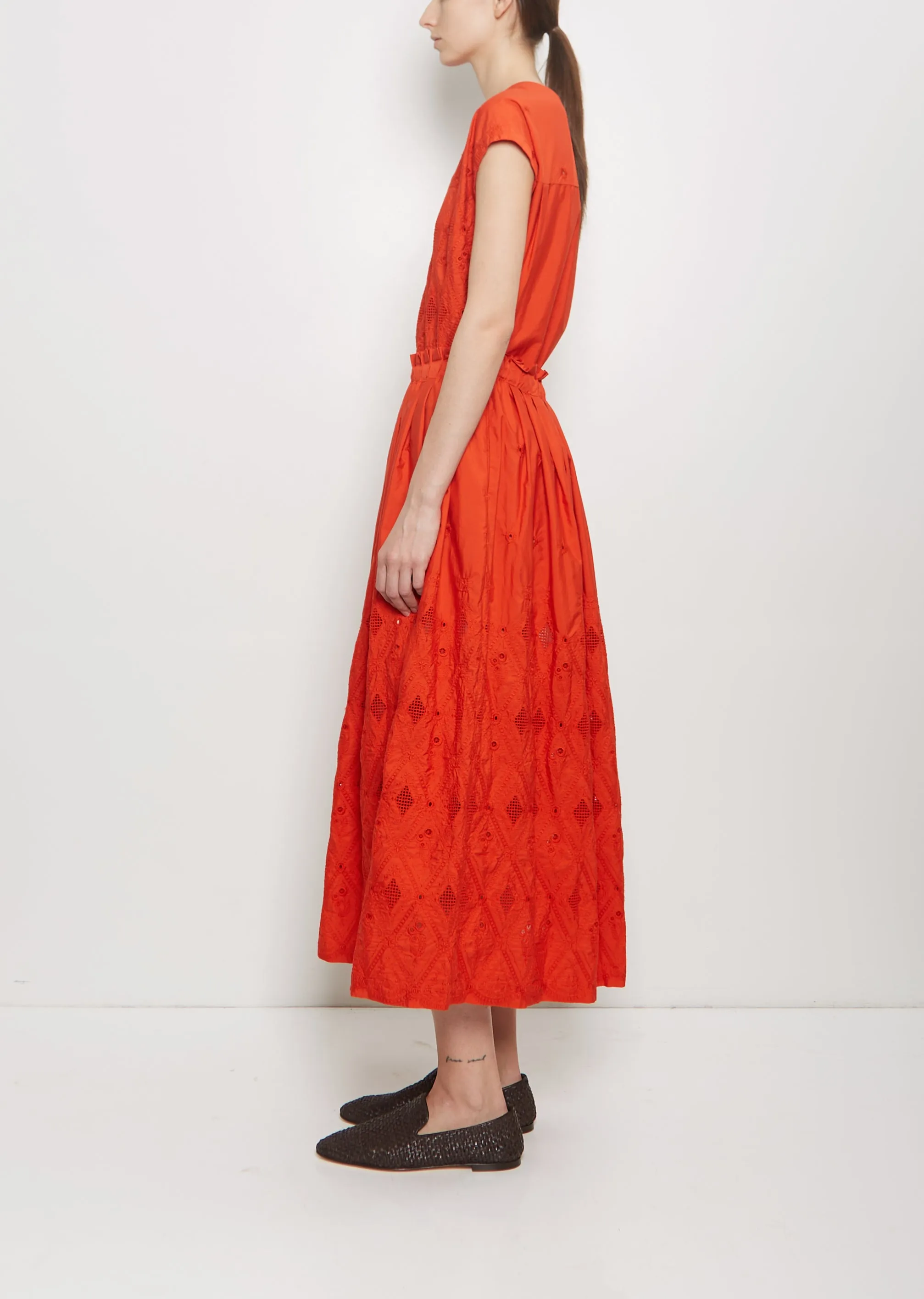 Garment Dyed Cotton Skirt