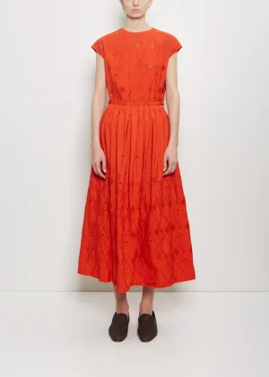 Garment Dyed Cotton Skirt