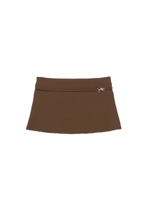 GIMAGUAS - CAROLINA MINI SKIRT BROWN