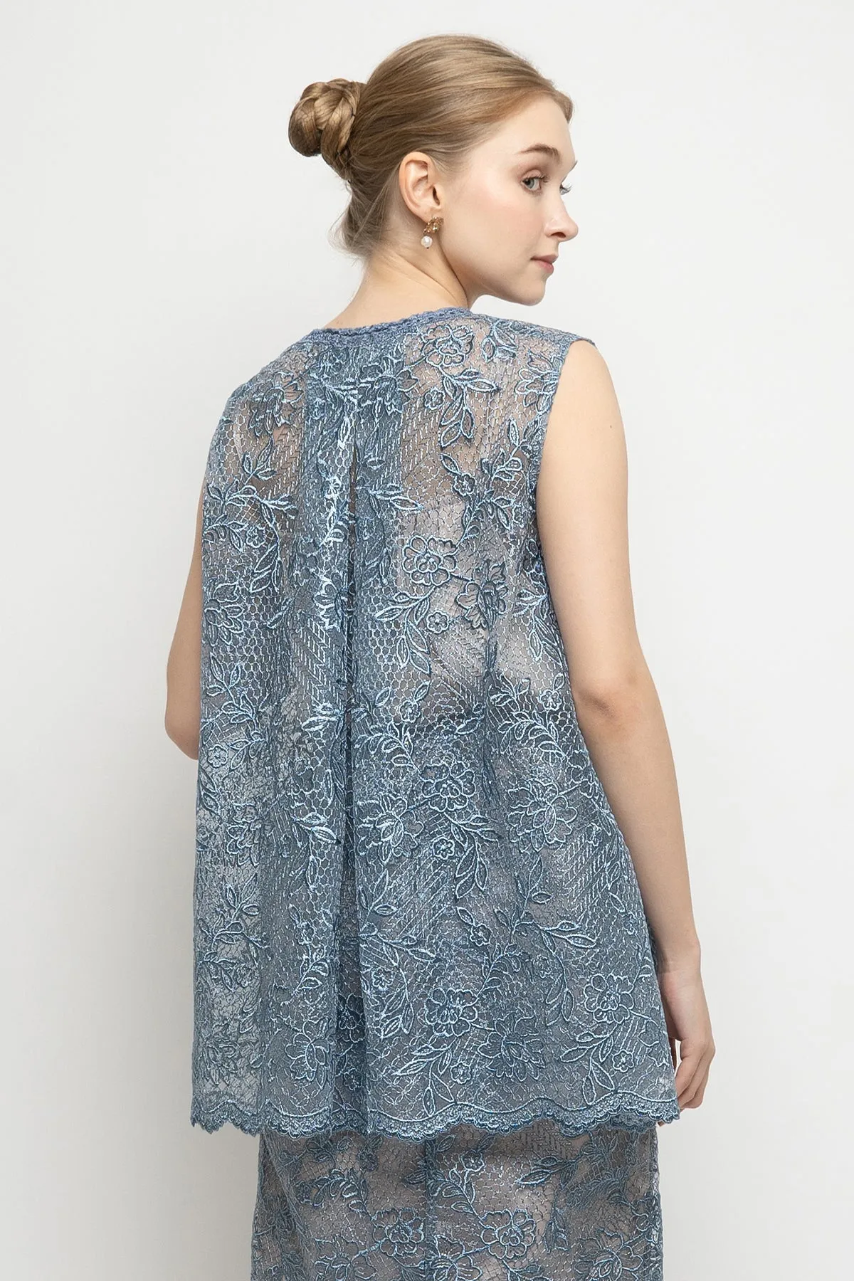 Gio Top in Ice Denim