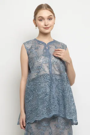 Gio Top in Ice Denim