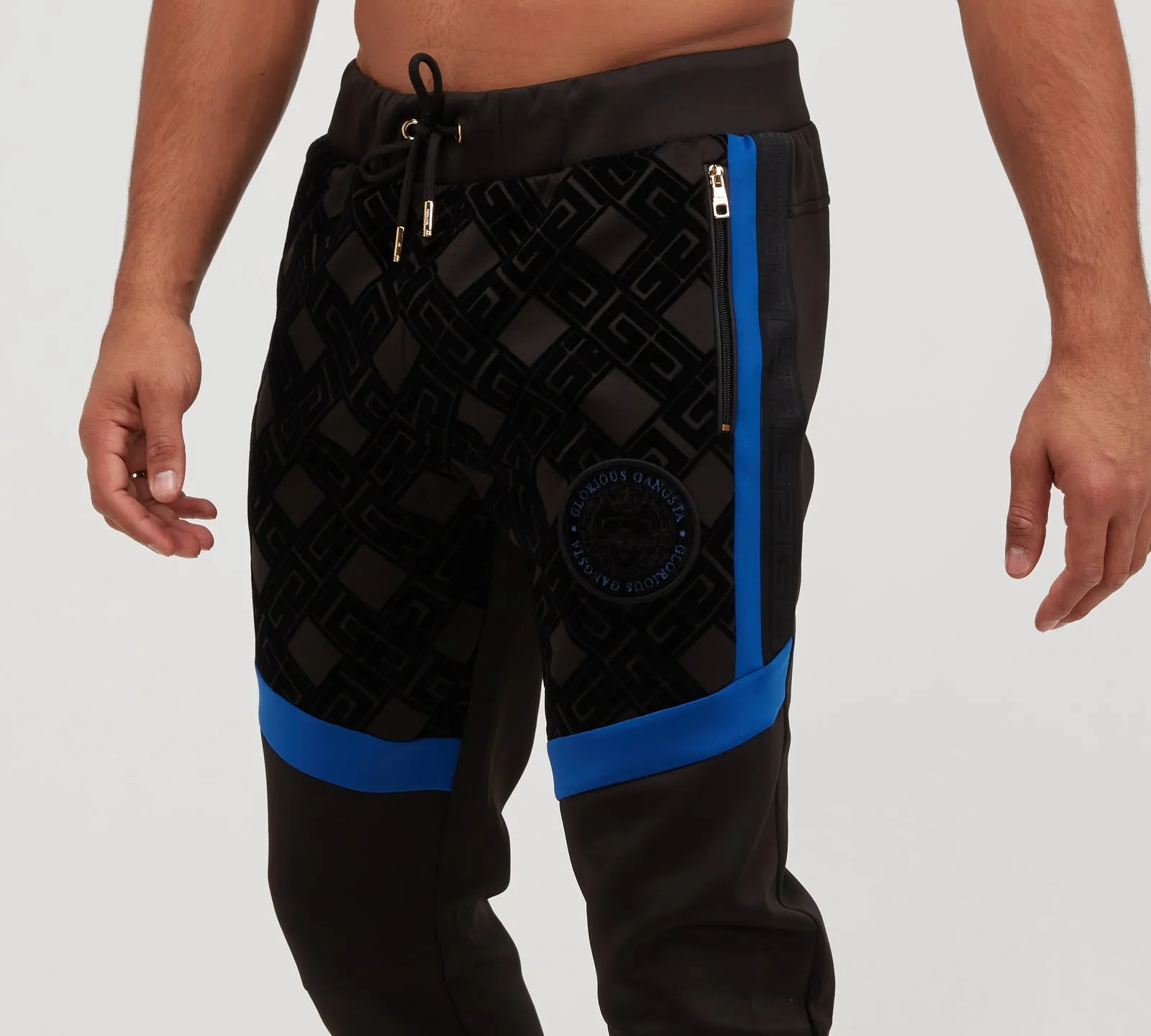 Glorious Gangsta Naceo Jogger Black/Cobalt