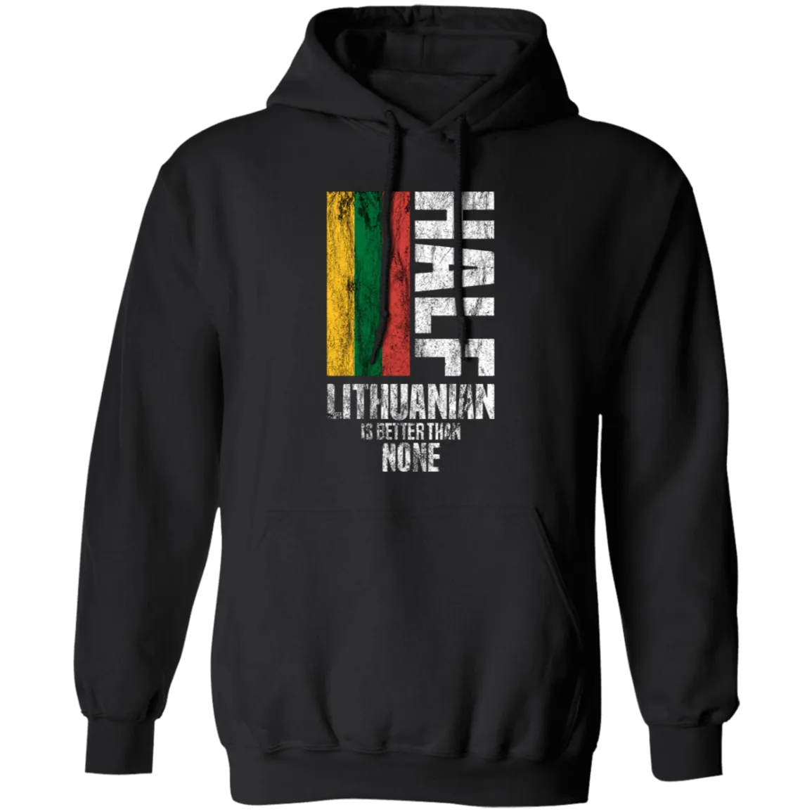 Half Lithuanian - Men/Women Unisex Comfort Pullover Hoodie