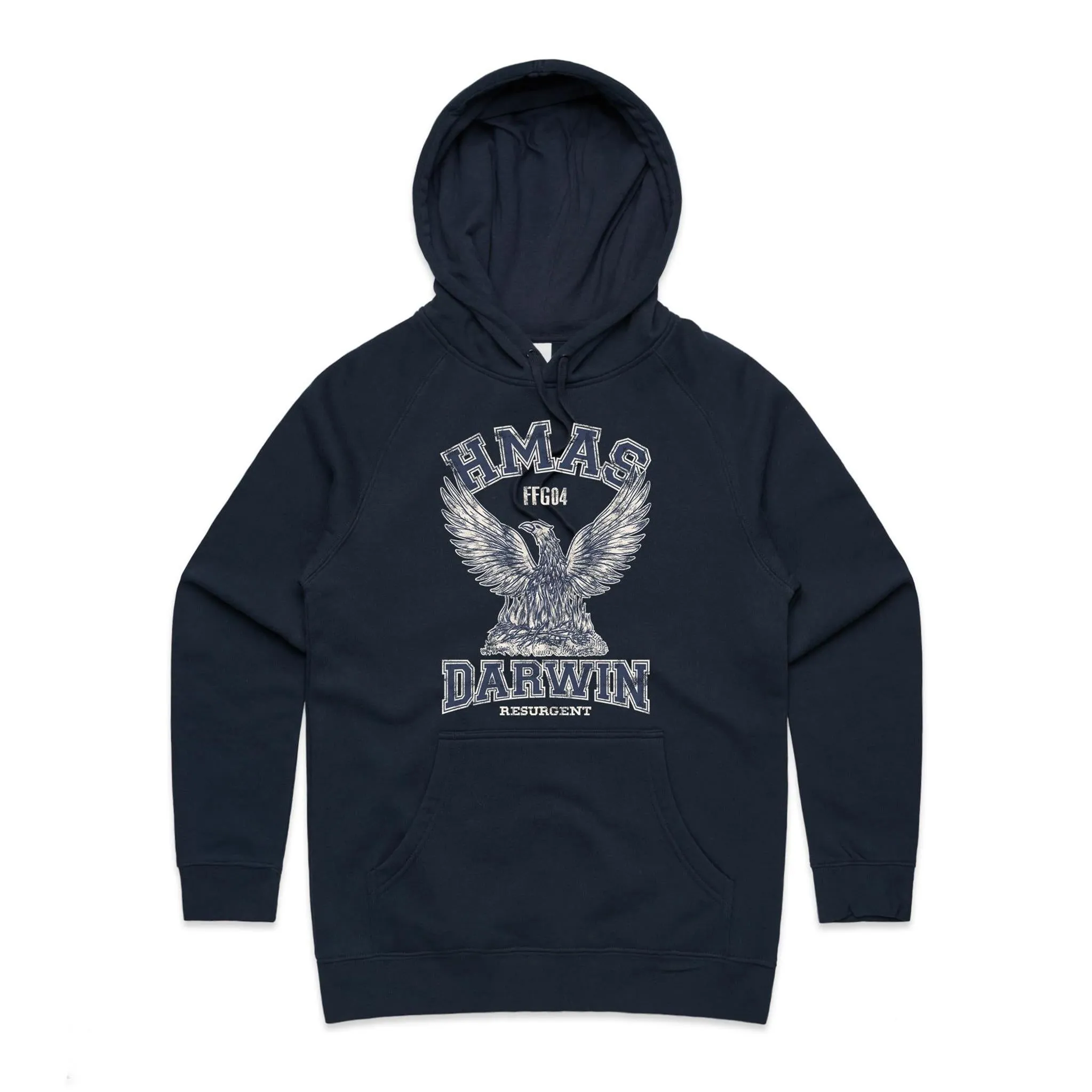 HMAS Darwin FFG04 Women's Hoodie (Style Alpha)