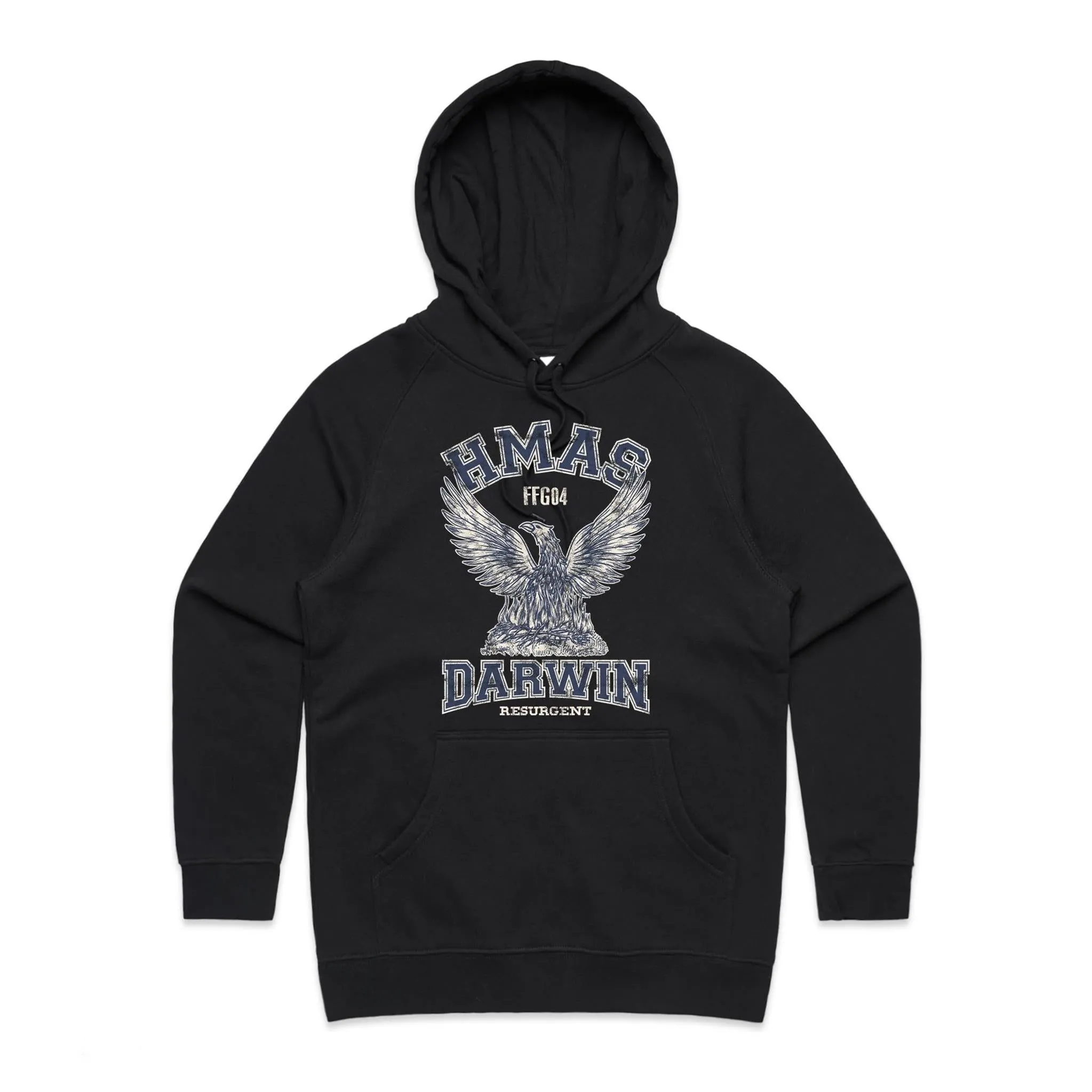 HMAS Darwin FFG04 Women's Hoodie (Style Alpha)