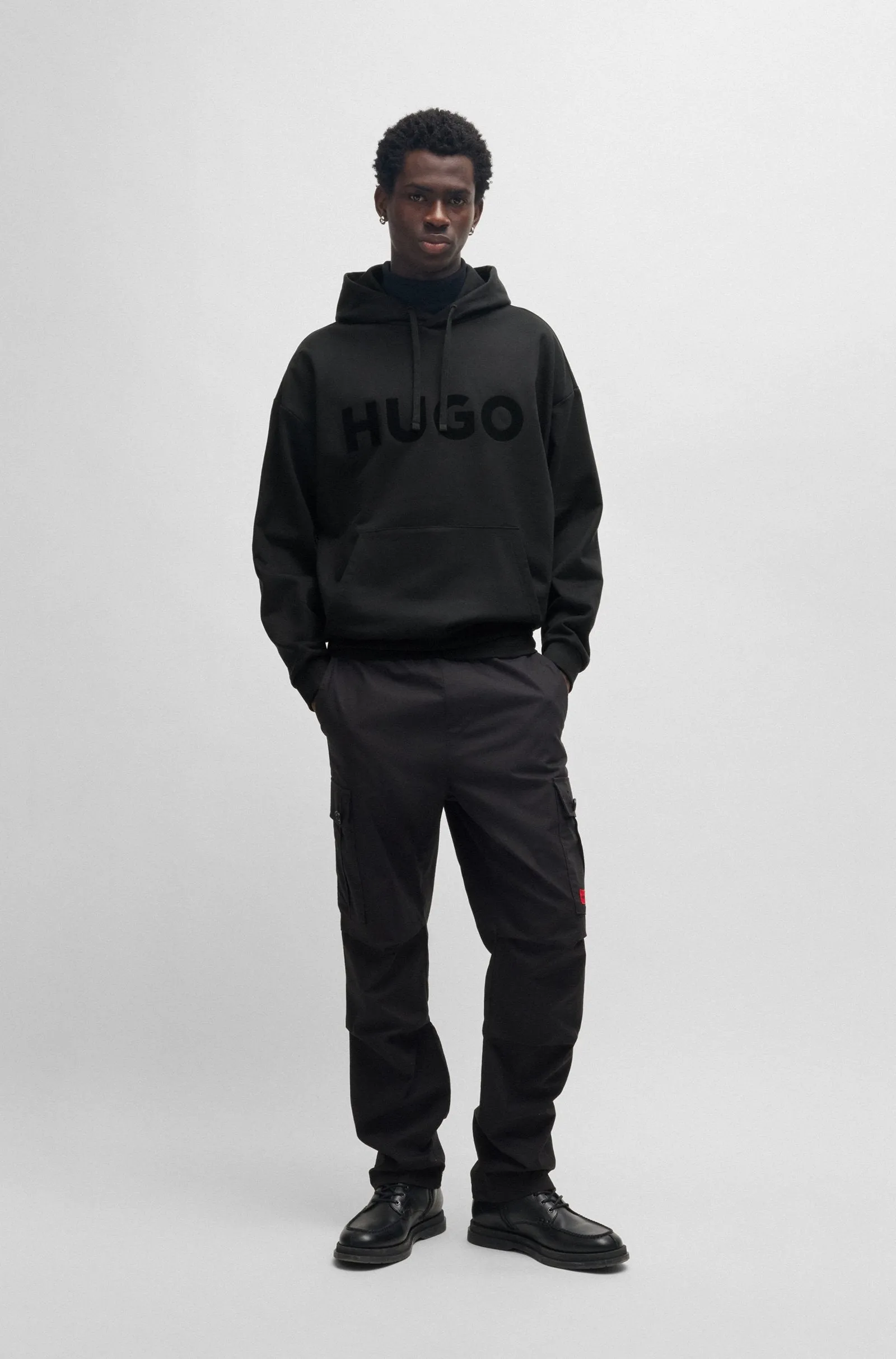HUGO Hoodies Oversize Fit in Cotton - DITCHLE 10266483 01-50529090