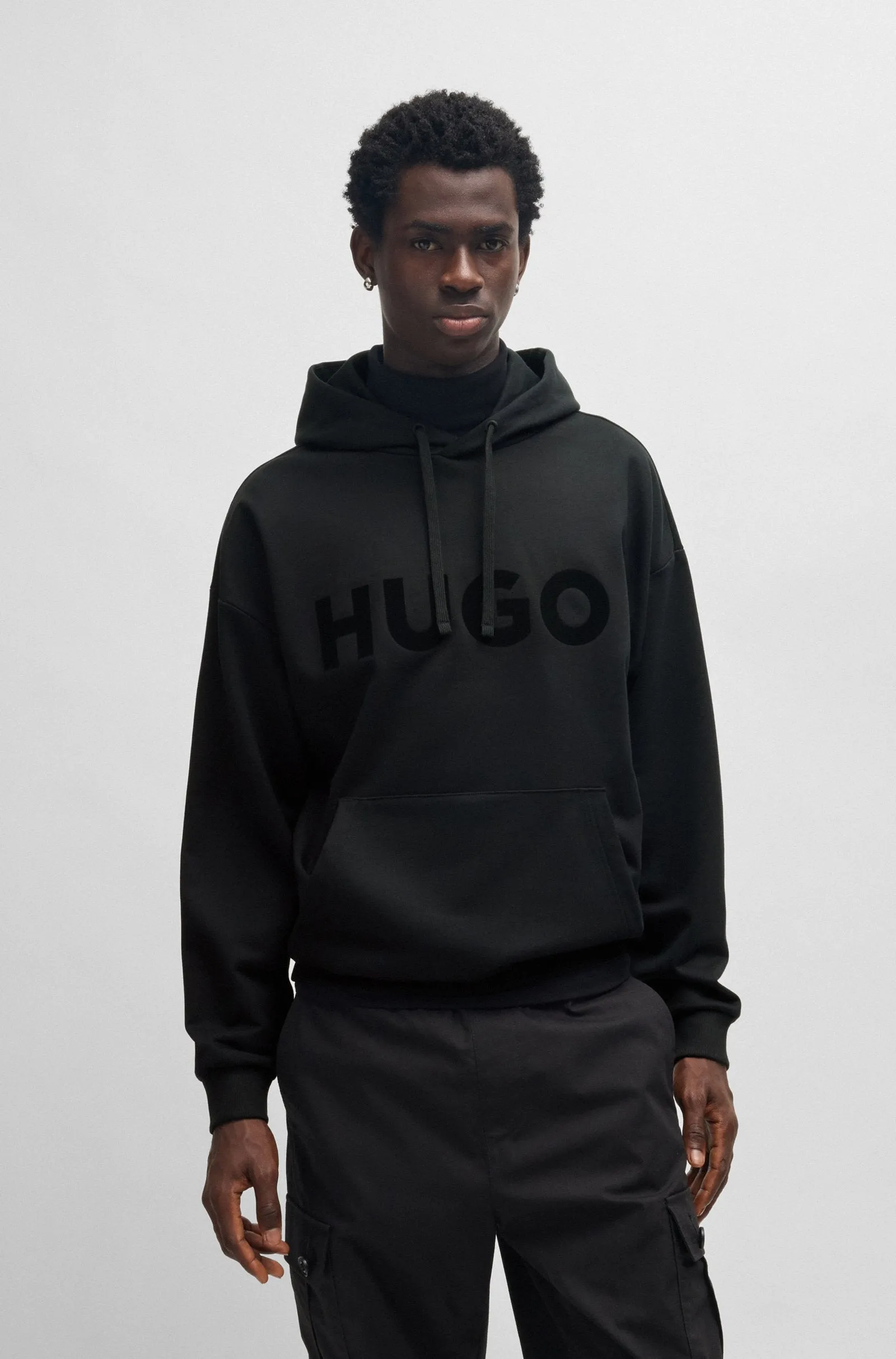 HUGO Hoodies Oversize Fit in Cotton - DITCHLE 10266483 01-50529090