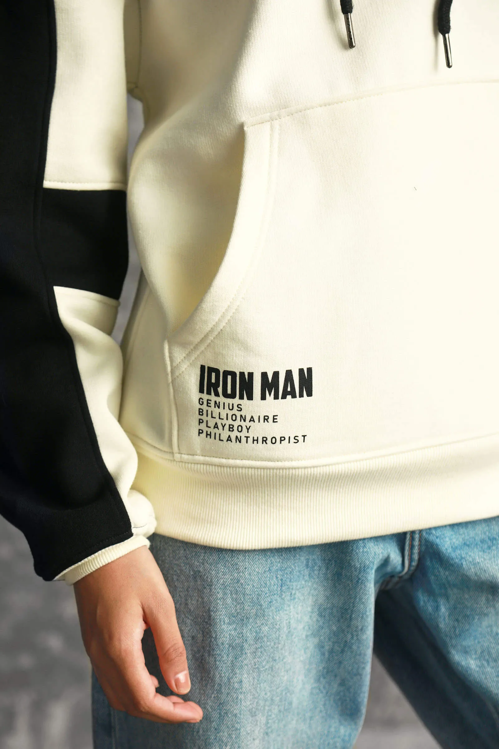 Iron Man Oversized Heavyweight Hoodie(Fleece)