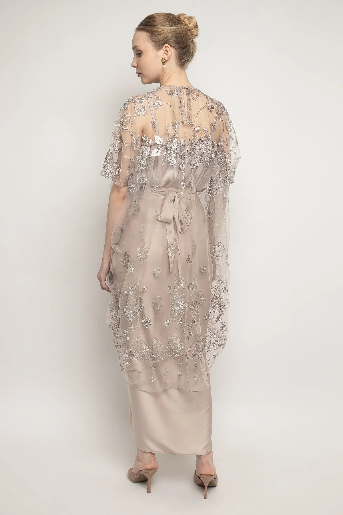 Jasira Kaftan Top in Dusty Lilac