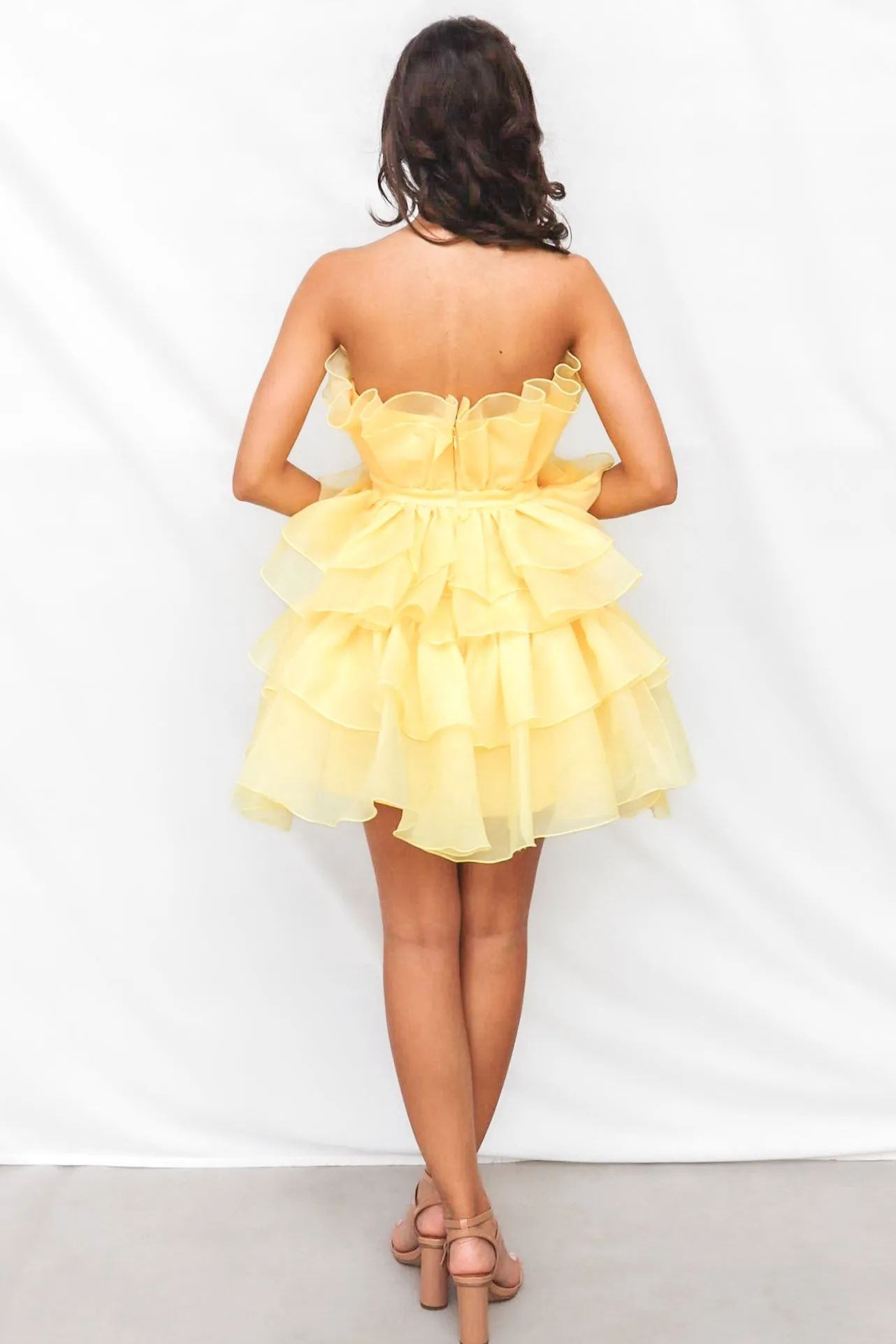 Kai Mini Dress - Yellow