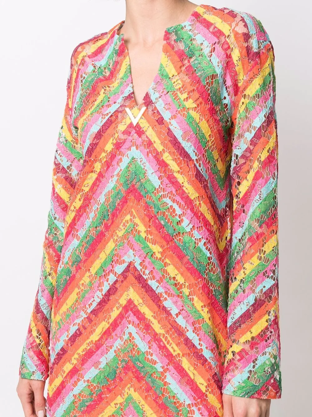 Lace kaftan dress