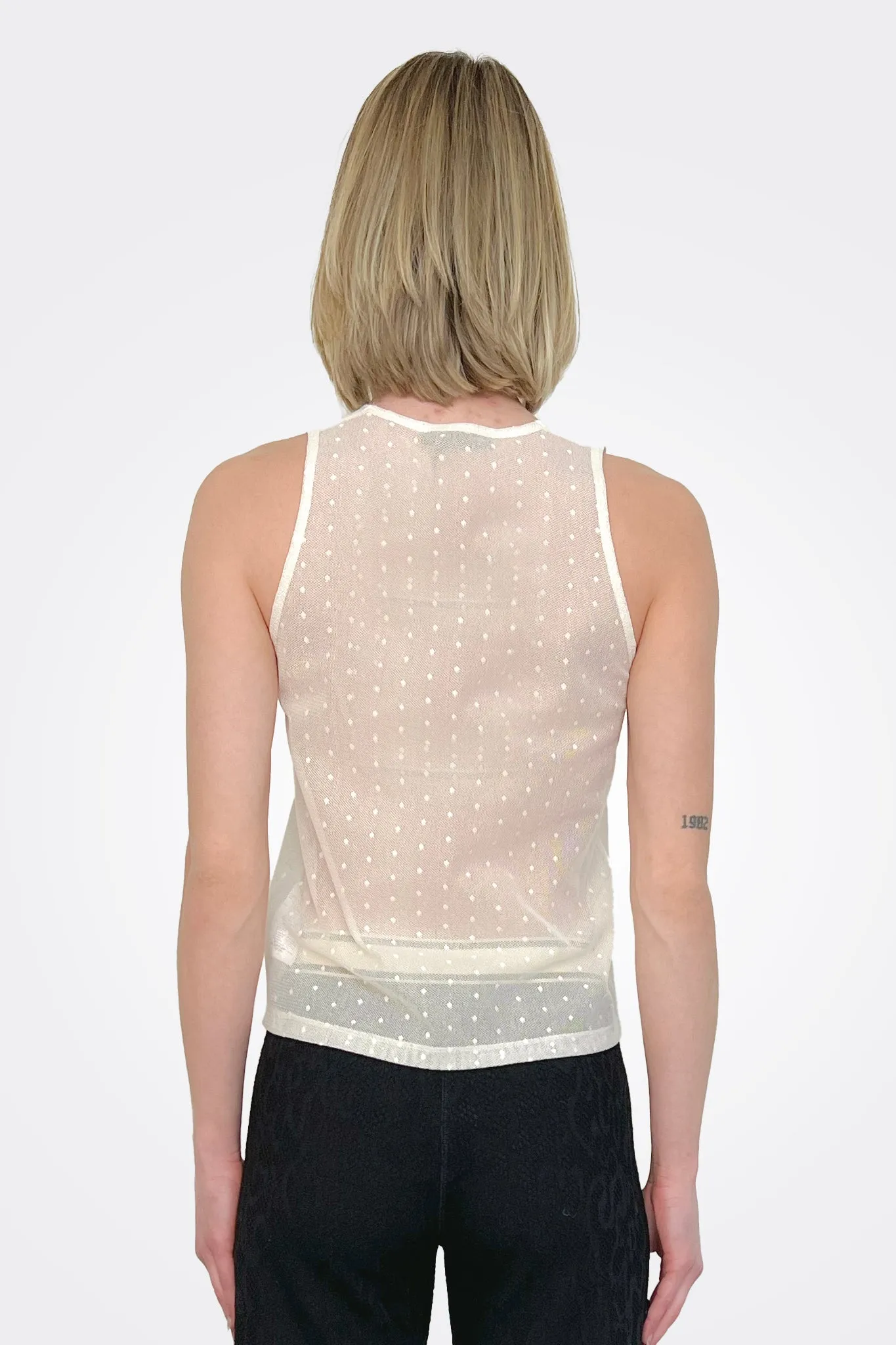 Lace Tank - Ivory