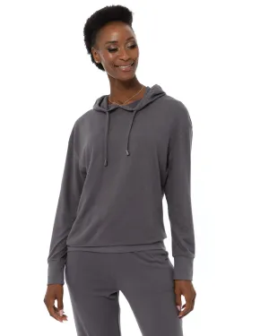 Ladies Hooded Pullover - Grey