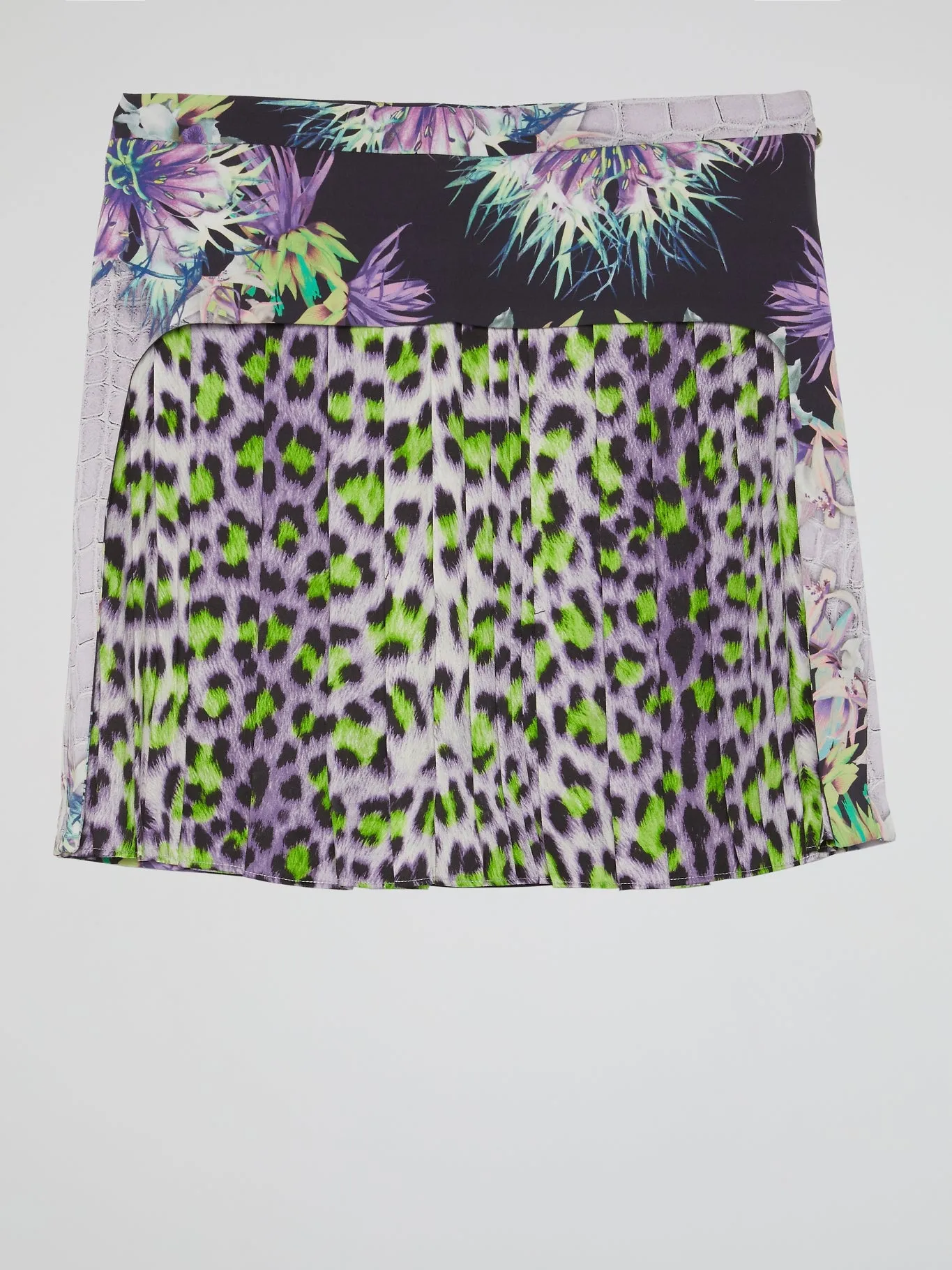 Leopard Print Mini Skirt