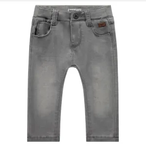 Light Grey Denim Jogg Pants