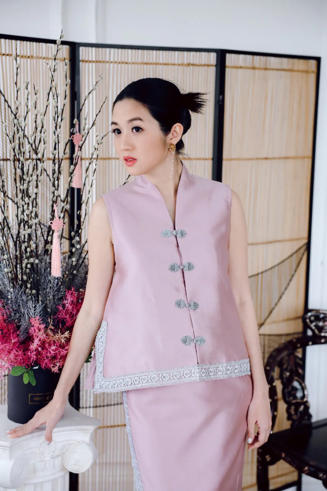 Lin Top in Nude Pink