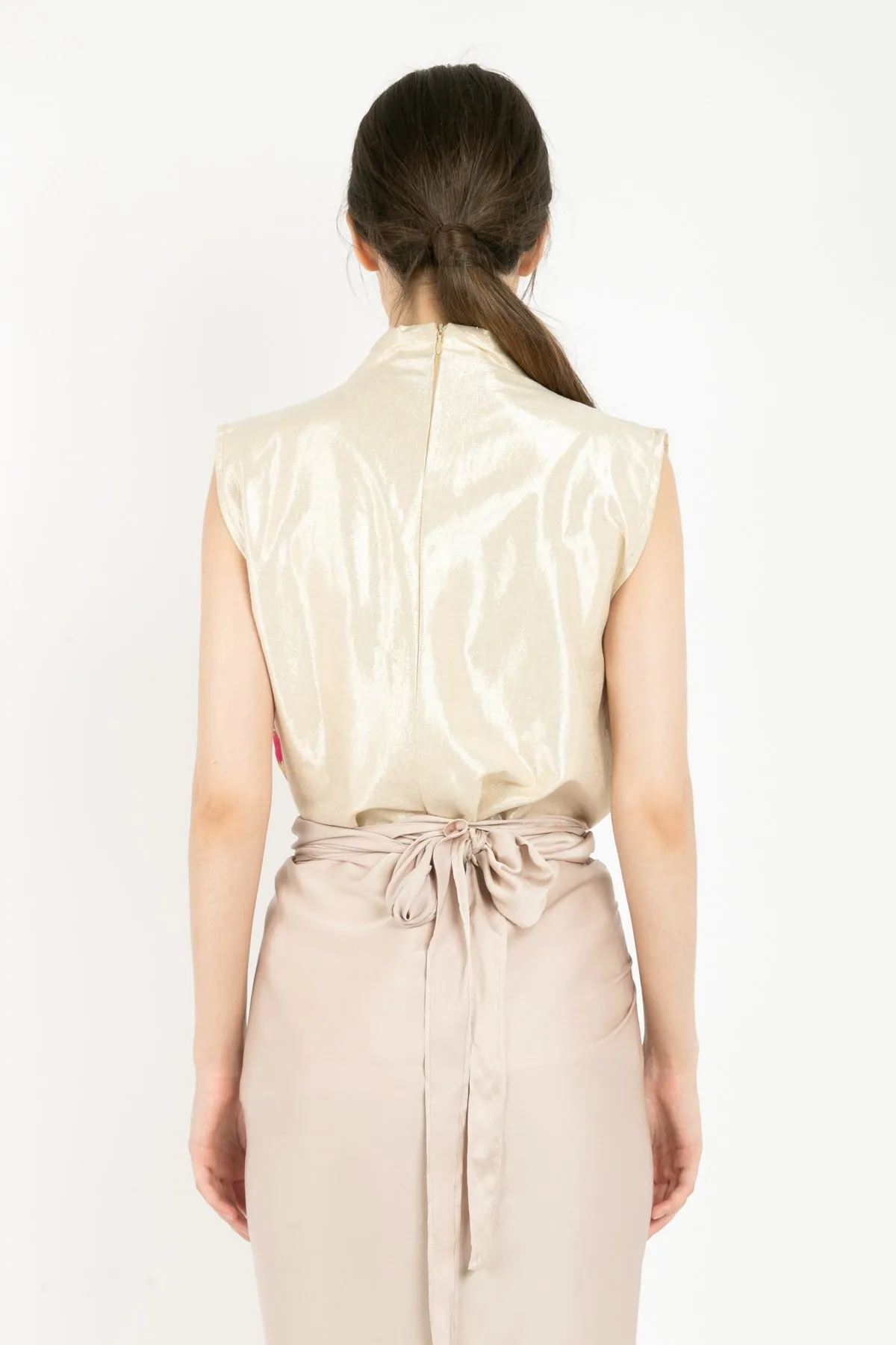 Linen Bunga Top