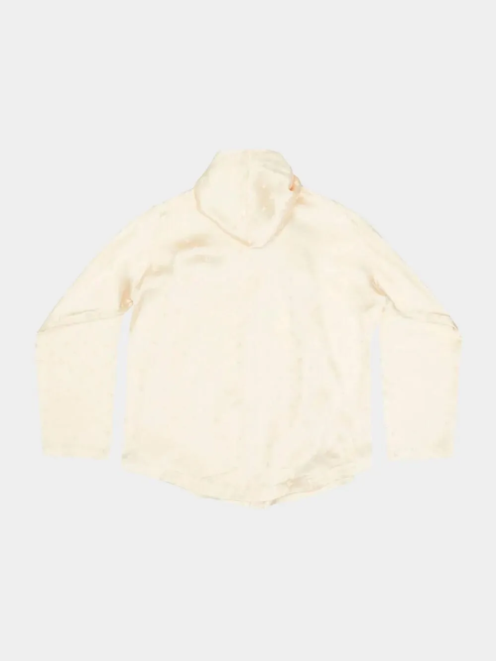 Logo Hooded Blouse