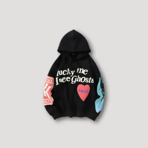 Lucky Me I See Ghosts Hoodie - Oversized Y2k Hoodie - Unisex