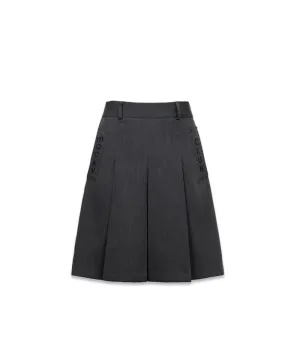 MACKY Golf: Bella Midi Skirt - Charcoal